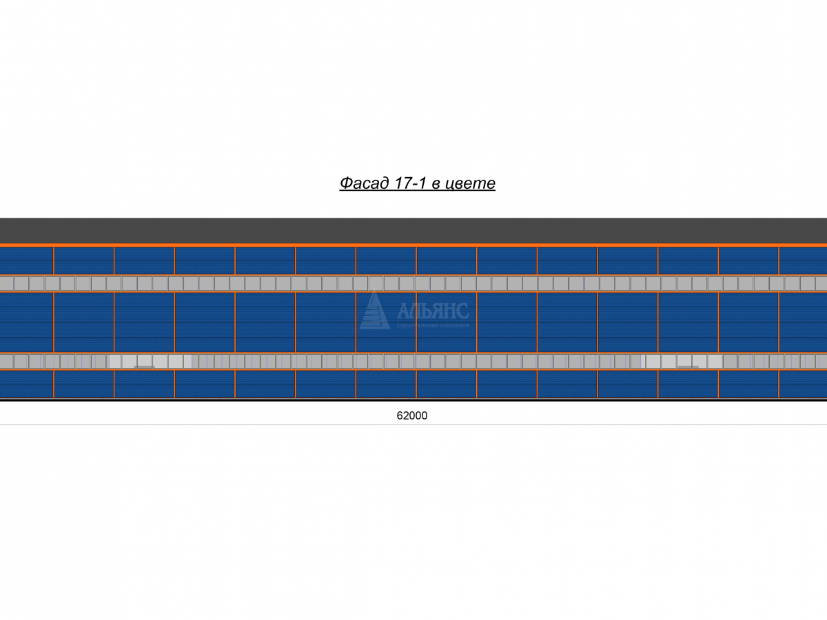 3D визуализация Производственный корпус из сэндвич-панелей - фото 14